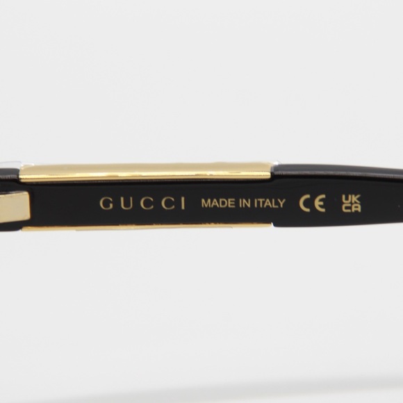 NEW GUCCI GG1188S 002 BLACK UNISEX AVIATOR SUNGLASSES GUCCI GG 1188S 002 - Picture 15 of 16